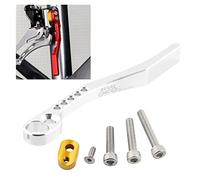 MotuTech Guida catena per Bici da Strada Bici da Città Bicicletta Catena Stabilizzatore Anti-stallo Anti-Caduta Protezione in Alluminio (Argento)