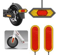 MotuTech Lampeggiante LED per Xiaomi M365 / M365 Pro / M365 Pro 2 Trotinette Elettriche Luce Anteriore Posteriore Luce Luce Girando Sicurezza Notturna
