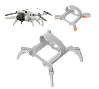 MotuTech Mini 4 Pro Treno di atterraggio Pieghevole per DJI Mini 4 Pro Landing Gear Supporto Altezza kit di Estensione Protezione Drone Accessori (Grigio)