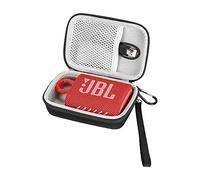 MotuTech Mini - Custodia portatile per JBL GO3 con altoparlante Bluetooth, custodia rigida anti-graffio, anti-collisione, protezione con cinghia