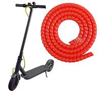 MotuTech - Rivestimento per cavo, 1 metro, per Xiaomi M365/M365 Pro/Pro 2/1S per Segway Ninebot G30 Max Range, 1 m, φ9 mm, copertura per cavo per computer/USB/audio/video (rosso)