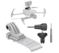 MotuTech Supporto per fotocamera di azione per DJI Air 3 Drone per GoPro Hero 12 11 10 9 8 7 / Insta360 One X3 X2 GO3 Kit di estensione Montaggio Superiore