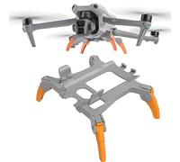 MotuTech Treno di atterraggio per DJI Air 3 Landing Gear Kit di estensione pieghevole Zampe di ragno Protezione Anti-Shock Alzatori (arancione)