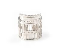 MOTYFS - Anello regolabile in argento Sterling con facciata Mostar Gymnasium