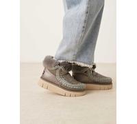Mou - Bounce 18 - Sabot in camoscio argento metallizzato 8