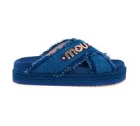 Mou - Ciabatta Criss-Cross - - Shoes - Donna - Blu - 37 EU