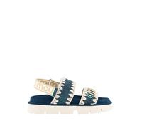 Mou - Denim Back Strap Bio Sandal - -Shoes -Donna -Verde -38 EU