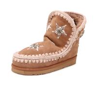 Mou - Eskimo 18 Wool Stars & Rhinestones - - Shoes - Donna - Beige - 40 EU
