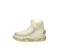 Mou Eskimo SNEKAER Logo Rhinestone WAXI White