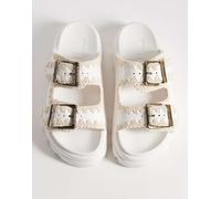Mou - EVA - Sandali bianchi con due fibbie-Bianco 39