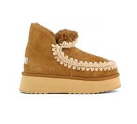 MOU Mini Eskimo Platform Brot Stivali Comodi Stivaletti Caldo Scarpe Cognac COG