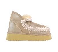 Mou - Mini Eskimo Platform stivale metallico - -Shoes -Donna -Beige -39 EU
