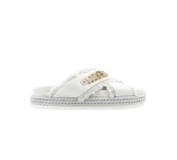 Mou - MOU sandali Criss-cross in canvas - - Shoes - Donna - Bianco - 38 EU