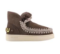 Mou New Eskimo Sneaker, Scarpe Sportive in Pelle e Lana, Brown Pepper, Taglie 36-41, Artigianali con Cuciture in Lana (Brown Pepper, Sistema Taglie Calzature EU, Adulto, Donna, Numero, Media, 38)