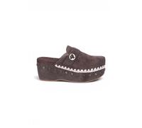 Mou - Sabot Clog Plain Suede - - Shoes - Donna - Marrone - 38 EU