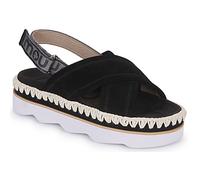 Mou Sandali con zeppa MU.SW581001A-BLA in Nero 37