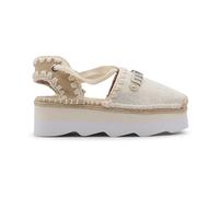 Mou - Sandali espadrillas con lacci alla caviglia - -Shoes -Donna -Beige -39 EU