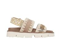 Mou - Sandali in Pelle Metallica - - Shoes - Donna - Beige - 39 EU