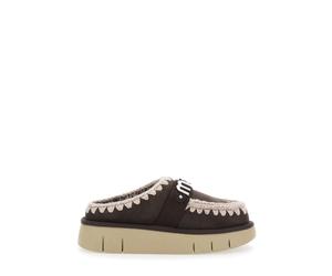 Mou - Sandali Marroni con Stampa Logo - - Shoes - Donna - Marrone - 39 EU