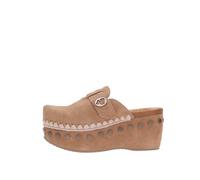 MOU Sandali sabot SW611001 donna in camoscio marrone