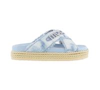 Mou - Sandalia Incrociata con Corda - -Shoes -Donna -Blu -37 EU