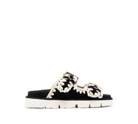 Mou - Sandalo Bio con Doppia Fibbia - - Shoes - Donna - Nero - 36 EU