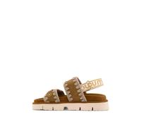 Mou - Sandalo con logo applicato - - Shoes - Donna - Marrone - 36 EU