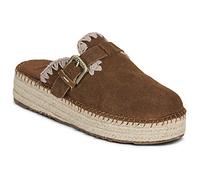 Mou Scarpe JUTE CLOG PLAIN SUEDE in Marrone 40