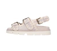 Mou, ,Shoes ,Donna ,Beige ,38 EU Sandali piatti in camoscio color taupe