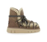 Mou - Stivaletti con chiusura a lacci e dettaglio nappa - -Shoes -Donna -Marrone -36 EU