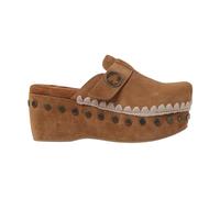 Mou - Stivaletti con Zeppa e Fodera in Shearling - - Shoes - Donna - Marrone - 36 EU