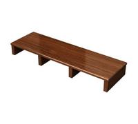 Moubhjd Sgabello Legno Pedana 90×30×15cm Marrone non richiede montaggio | resistente e portatile, per bagno, veranda, giardino, decorazione versatile per la casa, interni ed esterni
