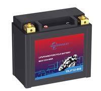 MOUDENSKAY Batteria al Litio moto 12V Litio Batteria LiFePO4 Powersports con BMS, 12.8V 6AH 400CCA YTX12-BS di avvio del motore per moto, ATV, UTV,motoslitte e altro