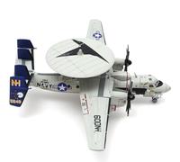 MOUDOAUER 1/144 Scala US Navy E-2C Airborne Early Warning VAW-117 Modello in lega Modello Diecast Aereo per la raccolta