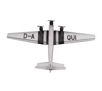 MOUDOAUER 1/250 Scala WWII Germania Junkers Ju 52 Modello di aeromobili Modello in lega Diecast Modello di aereo per la raccolta