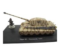 MOUDOAUER 1/72 Scala Lega Seconda Guerra Mondiale Normandia Esercito Tedesco King Tiger Heavy Tank Modello Fighter Modello Militare Diecast Tank Modello per la Collezione