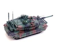 MOUDOAUER 1/72 Scala Lega US M1A2 TUSK II Abrams Main Battle Tank Model Fighter Modello Militare Diecast Tank Modello per la Collezione