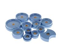 MOUDOAUER 12 Pezzi Orologio In Metallo Posteriore Pressa Set Più Vicino Vetro Cristallo Montaggio 12 Cravatte Orologiaio Riparazione Orologiaio Strumento Accessori Per Orologi