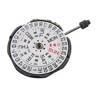 MOUDOAUER Durevole Movimento Orologio al Quarzo Argento 3 Lancette Data a 3 O'Clock Sostituzione per MIYOTA GM02 GM00 Accessori Orologi Accessori