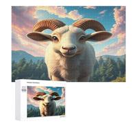 Mouflon Puzzle 1000 Pezzi Idea Regalo Figlio Adolescente Paisaje Edificio Gioco Educativo Creativo Ragazzi Dai 13 Anni Rilassamento Pressione Ridotta A Scuola 1000 PCS