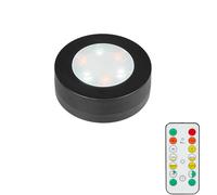 MOUJUCHI Luci Armadio,1PCS Luce a Batteria Lampada con con Telecomando Vetrine per Armadietto, Scale, Cucina, Corridoi, Camera