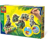 SES Creative Set per modellare e dipingere dinosauri per bambini