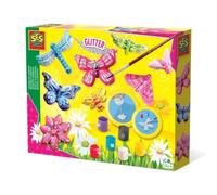 SES Creative Set per modellare e dipingere una farfalla con brillantini per bambini