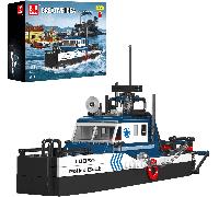 Mould King 10084 - Barca della Polizia - 1 pz.