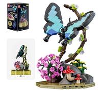 Mould King 10103 Insetti Fiore Blocchi Morsetto Farfalla Blocchi Fiore LED Music Building Giocattolo con Copertura Della Polvere Insetti Collezione (432 Parti)