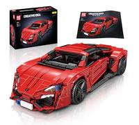 Mould King 10117 Kit per auto sportiva MOC Technology, 1311 pezzi, STEM per costruire il proprio modello di auto, kit di blocchi per auto da collezione per adulti