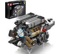 Mould King 10131 Technic W16 kit motore blocchi da costruzione motore modello motore morsetto simulazione motore con quattro turbocompressori Kit motore per adulti (952 parti)