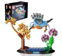 Mould King 10151 - Set di mattoncini da costruzione per uccelli, con fiori creativi, modello animale, giocattolo da costruzione a partire da 8, adatto per bambini e adulti (609 pezzi)