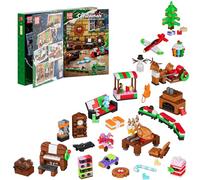 Mould King 10164 Calendario dell'Avvento 2024 Giocattolo da costruzione natalizio Blocchi di Natale con 24 pacchetti di blocchi per il conto alla rovescia natalizio Regalo per 14+ anni (694 pezzi)