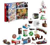 Mould King 10165 Calendario dell'Avvento 2024 Bambini per blocchi di costruzione Giocattoli di Natale con 24 Pack Set di costruzione di Natale Regali di Natale per ragazzi, ragazze (725 pezzi)